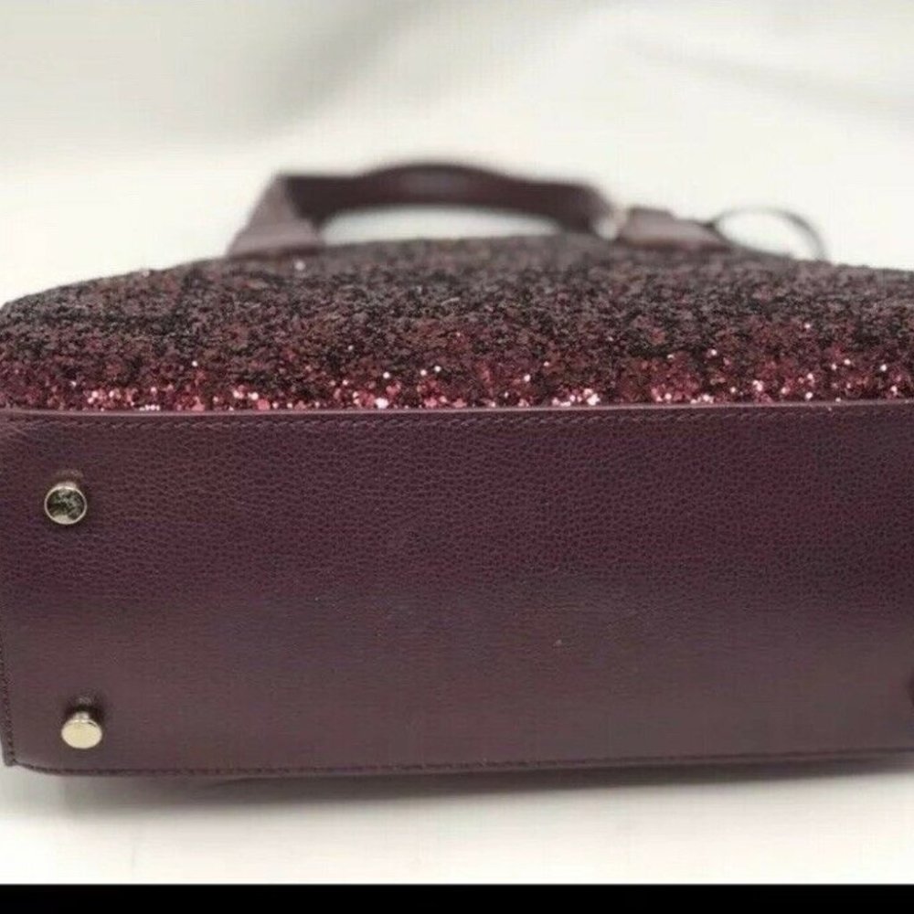 NWT Kate Spade Reiley Glitter Satchel+Key Wristlet - Picture 4 of 8